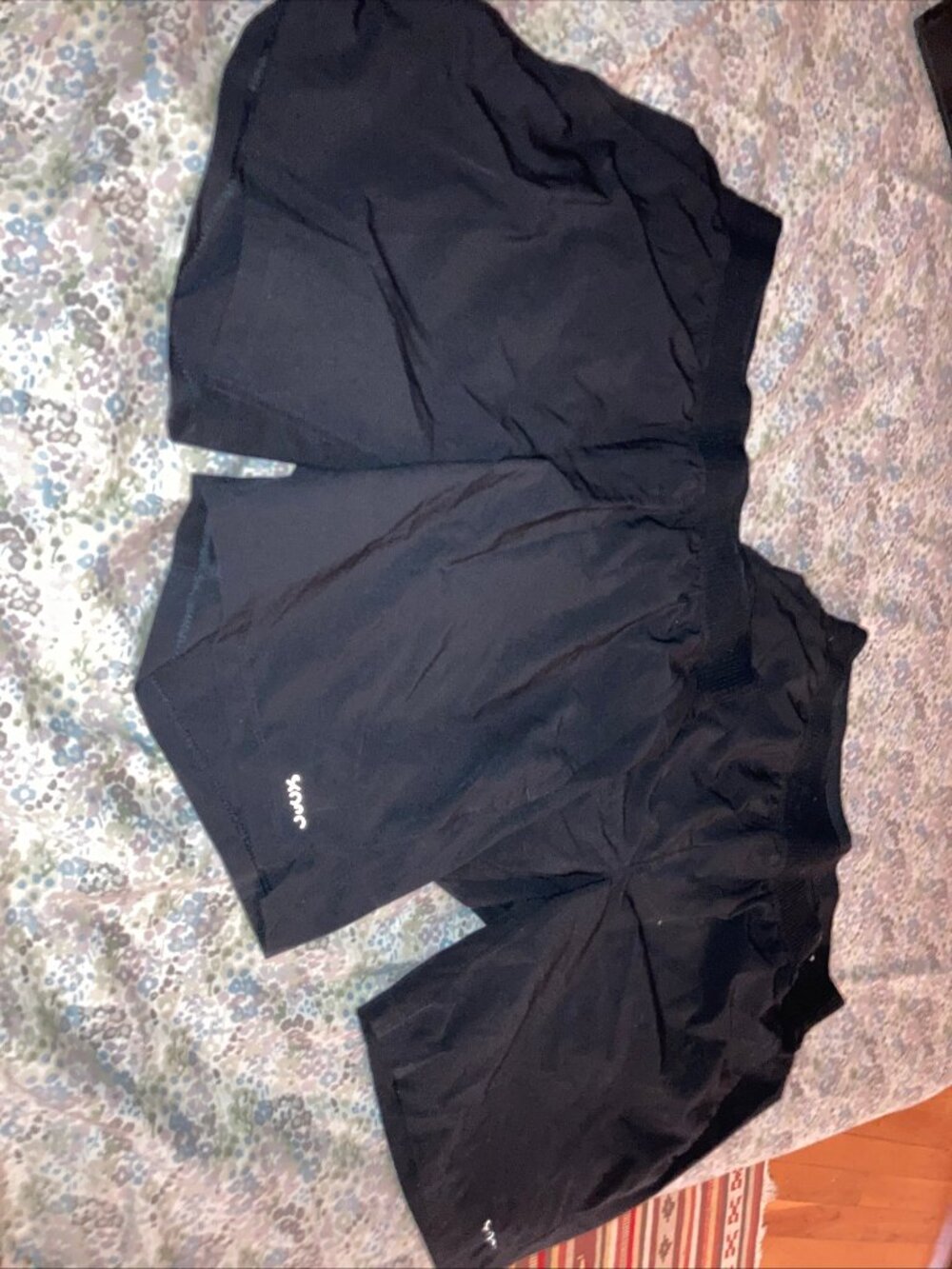 2 PAIR Skora Qwick Dry Athletic Running Shorts Black Men's Medium Used Lot